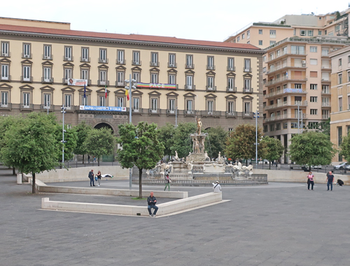 Piazza Municipio, Naples Italy 