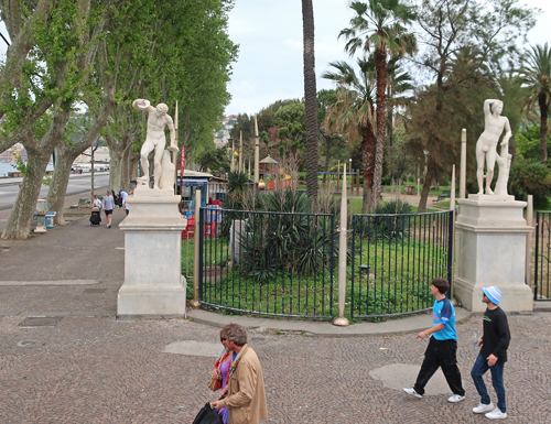 Villa Comunale in Naples Italy